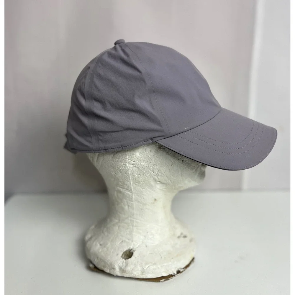 Lululemon Fast and Free Run Hat Purple Grey Adjustable Running Cap OS